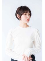 マッシュアンドマッシュアヴェダ ららぽーと福岡店(mash&mash AVEDA)&nbsp;【シースルーバング】丸みボブ　20代30代40代　ララポート福岡