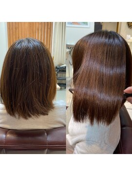 ディスオモテサンドウ 表参道(This OMOTESANDO) 縮毛矯正美髪スタイル【店長山本】
