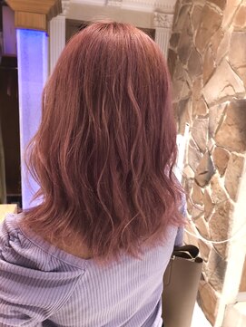 ヘアリゾートエーアイ 新宿西口店(hair resort Ai) 平成フラミンゴNICOちゃん風ピンクカラー