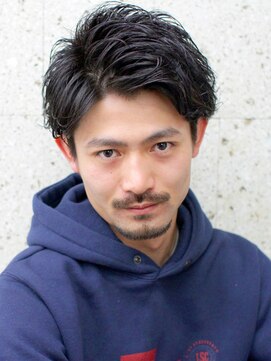 ザサードヘアー 千葉(THE 3rd HAIR) かき上げヘア　サイドパートグラデーション　七三オールバック