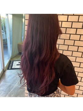 ステレオ ヘアデザイン 安城店(STEREO HAIR DESIGN) ○たっぷりハイライト艶つやラベンダー