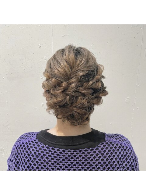 ボブお呼ばれヘアアレンジ