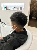 直毛少年のワイルドショート