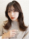 【La fith】ココアブラウン×くびれセミディ