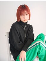 リトル クルク 銀座2号店(little×kuruku)&nbsp;ぱつっとラインがクールなスクエアボブ