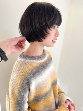 メモリーズ 銀座(Memories) 顔まわりレイヤーのボブショート◎