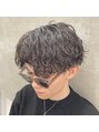 サンズ 梅田(SUNS)&nbsp;アップバング波巻きスパイラルパーマ