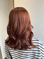 ヘアスペースブルーム エボリューション 庄内店(HAIR SPACE BLOOM evolution)&nbsp;【庄内店/カラー】オレンジブラウン/ブリーチカラー/10代 20代