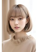 大人かわいい愛されボブ0代40代50代髪質改善川口駅