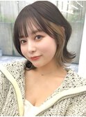 くびれボブ/韓国ボブ/顔周りカット/小顔カット