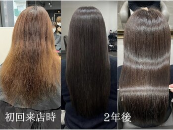 ロカ(roka)の写真/専門店ならではの本格薬剤で傷みを最小限に抑える施術。【カット+縮毛矯正￥17000～】前髪も◎[恵比寿]