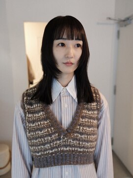 トッド(tod) ミディアムレイヤー/ベージュ/顔周り/ストレートパーマ/美髪