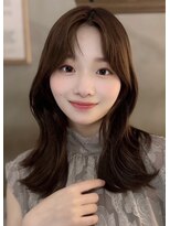 メゾンドムニ 恵比寿(Maison de MUNi)&nbsp;韓国風エギョモリ★くびれ外ハネ大人可愛い小顔シースルーバング