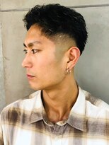 ディスイズバーバー(THIS IS BARBER)&nbsp;短め ラルフカール ショートパーマ フェードカット【札幌】