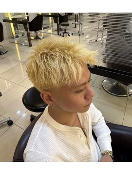 スタイル 成城学園前(STYLE) 男の短髪ヘア×アップバングスタイル