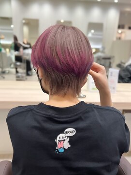 シュク 高円寺(SYUK) ミルクティーベージュ/裾カラー/デザイン【kanna高円寺SYUK】