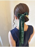 参列ヘアセット
