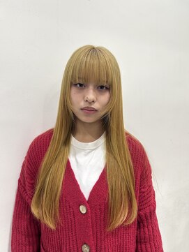 ゼスト 吉祥寺店(ZEST) ブリーチ/ライムイエロー/くすみカラー吉祥寺/水月髪質改善