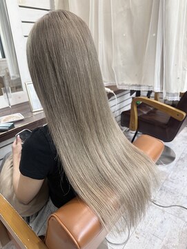 ココテラス(coco terrace) ブリーチ/ケアブリーチ/ダブルカラー/ミルクティーグレージュ