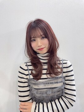 リシェル(RICHEL) ピンクカラー/レイヤーカット/美白カラー/艶髪/ピンクラベンダー