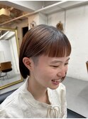 切りっぱなしボブ