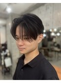 簡単セット！センターパート/岐阜メンズカット/岐阜美容室