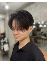 サクラ 岐阜(SAKURA) 簡単セット!センターパート/岐阜メンズカット/岐阜美容室