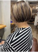 ミックスカラーボブ