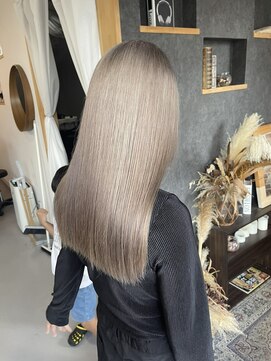 髪屋 紬 【Sera】ミルクティーベージュ/グレージュ/ダブルカラー