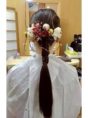 和装ヘア／成人式ヘア／卒業式ヘア／袴ヘア／ヘアアレンジ
