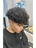 刈部倶楽舞&nbsp;スペインカール/天王寺スペインカール/メンズパーマ/パーマ