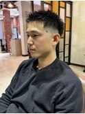 清潔感重視のフェードベリーショート