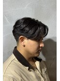 MEN’S HAIR/波巻きツイストスパイラル/リバースセンターパート