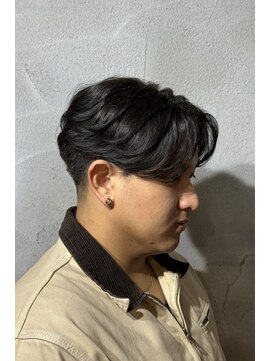 ニアウ 高崎店(Niau) MEN’S HAIR/波巻きツイストスパイラル/リバースセンターパート
