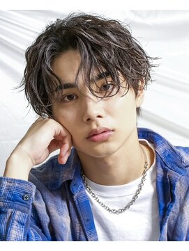 AI TOKYO+Sea MEN'S横浜 MEN'Sパーマ/MEN'Sカット【アイトーキョープラスシーメンズ】 ニュアンスパーマ/波巻きツイストスパイラル/メンズカット[横浜]