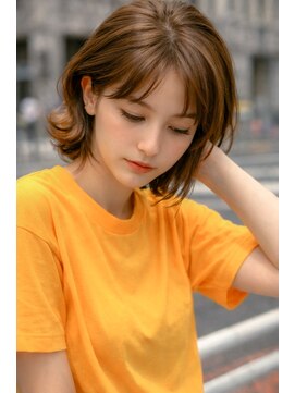 ヘアーアンジェ 南矢野目店(Hair ange) オレンジブラウン×イルミナカラー×N.(エヌドット)《福島市》12