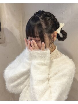 キキ(kiki by KENJE) ドーナツヘアアレンジ