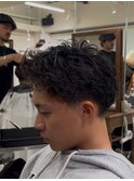 アクティブショート/スパイキーショート/メンズパーマ