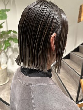 プリュム(plume) アンブレラカラー×グレイ