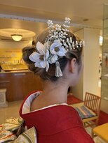 ピュアーハニー(PURE HONEY)&nbsp;成人式　ヘアセット　シニョン