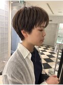 ショート、ハンサムショート、耳掛けショート