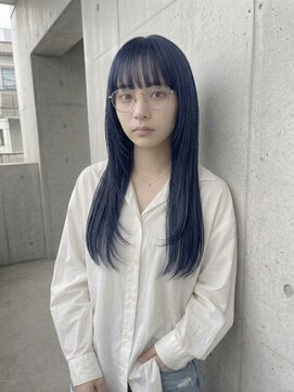 ヘアサロンエム 渋谷店(HAIR SALON M) 前髪×小顔×レイヤーカット×髪質改善×透明感×ブルーブラック