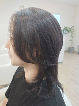 アール 志茂店(R) マッシュウルフ＊丸みのある可愛さと襟足の軽さ・40代50代