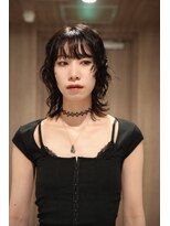 ウーズ ハラジュク(Ooze.HARAJUKU)&nbsp;ハッシュカットグレージュデザインカラーツートーンカラー原宿