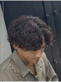 波巻きパーマ波巻きスパイラルパーマ波巻きセンターパート