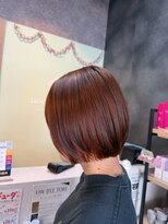 ノーヴァ バイ ボナ 前橋店(nova by bona)&nbsp;ボブ 髪質改善 ツヤ感あふれる上品カラーで似合わせ
