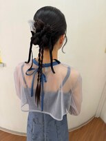 アカネ(Akane)&nbsp;お呼ばれヘアセット　タイトシニヨン　10代　20代