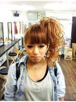 ヘアセットアップス(UP's) ◎　絶妙に可愛い(^-^)/ポニーテールサイドちらしアップ！　◎　