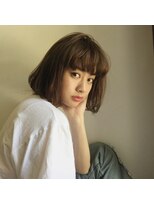 ピープル(people)&nbsp;[people] シンプルボブ×オリーブベージュ