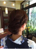 編み込みスタイル